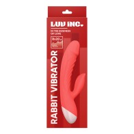 Luv Inc RV20 Rechargeable Rabbit Vibrator in Coral