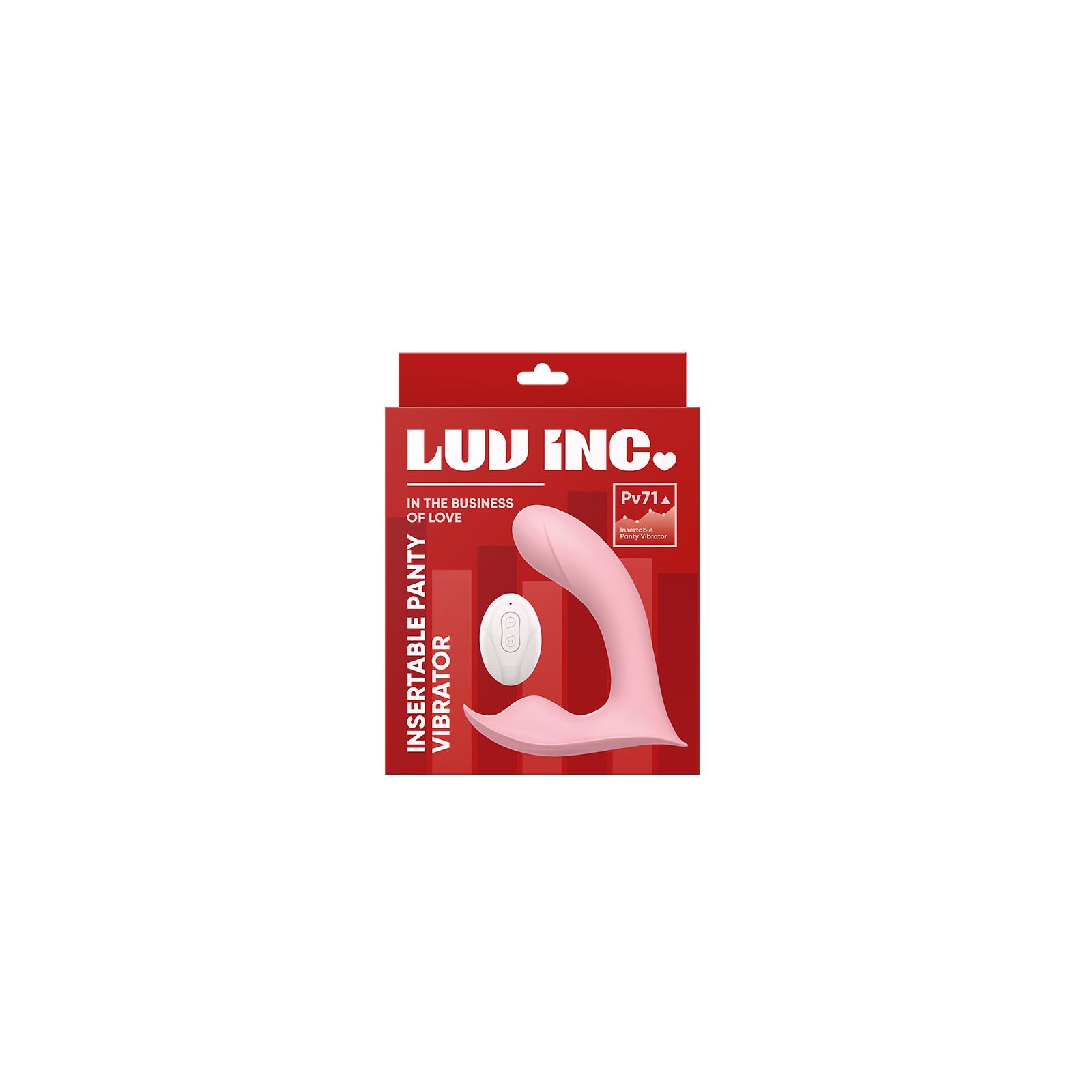 Luv Inc Pv71 Insertable Panty Vibrator for G-Spot Pleasure