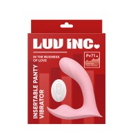 Luv Inc Pv71 Insertable Panty Vibrator for G-Spot Pleasure