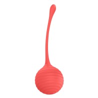 Luv Inc Kg88 Kegel Balls Ribbed Silicone Set Coral