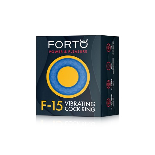 Forto F-15 Rechargeable Vibrating Cockring for Enhanced Pleasure