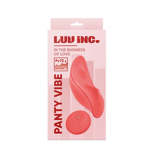 Luv Inc Pv72 Remote-Controlled Panty Vibrator Coral