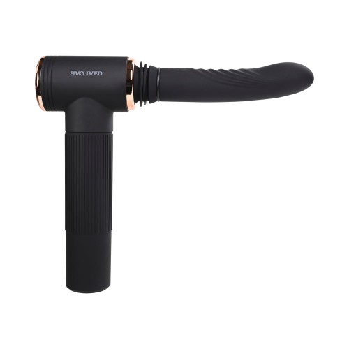 Rechargeable Thrusting Sex Machine with Heating