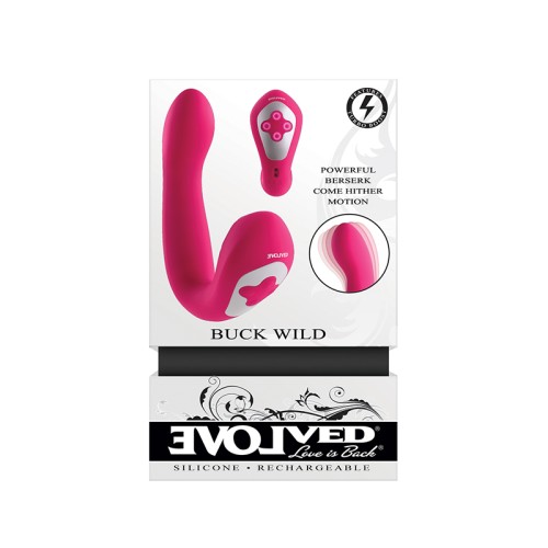 Evolved Buck Wild Dual Stimulator with Tapping Motion