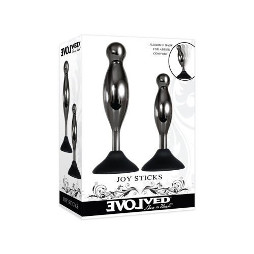 Evolved Joy Sticks Set de Plug Anal - Diversión Sin Manos