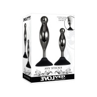 Evolved Joy Sticks Anal Plug Set - Hands-Free Fun