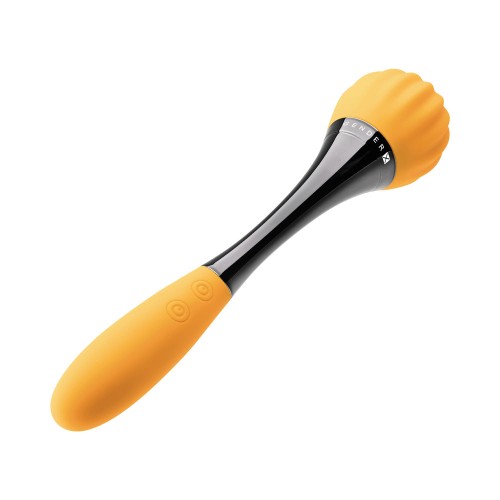 Vibrador de Varita Doble Puntero Gender X Sunflower Amarillo