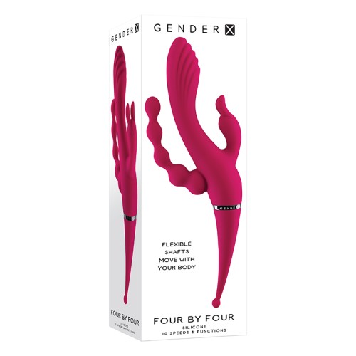 Vibrador Recargable Gender X Cuatro por Cuatro