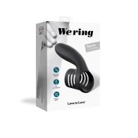 Love to Love We Ring Rechargeable Vibrating Cock Ring Black Onyx