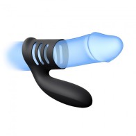 Love to Love We Ring Rechargeable Vibrating Cock Ring Black Onyx