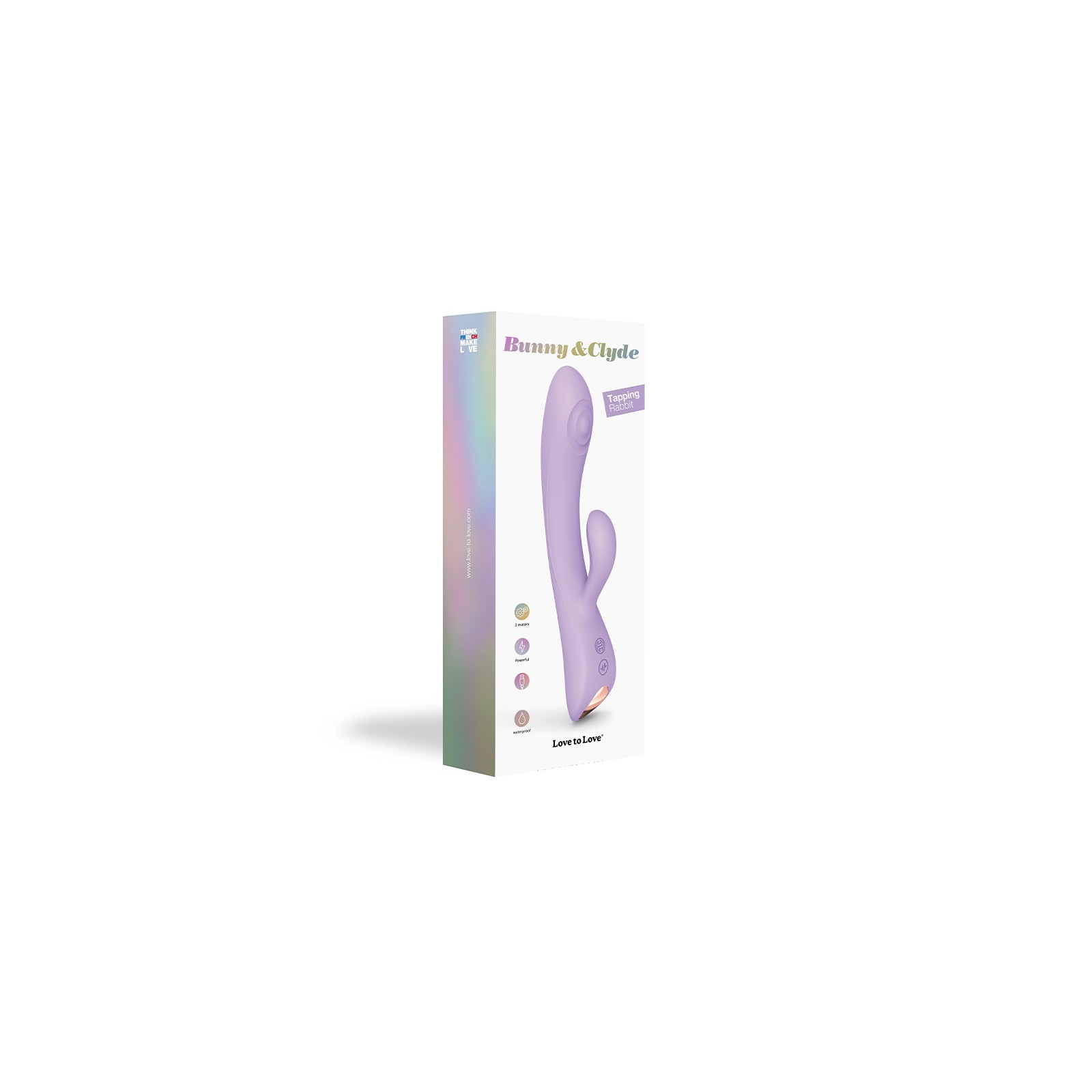 Love to Love Bunny & Clyde Rechargeable Tapping Rabbit Vibrator