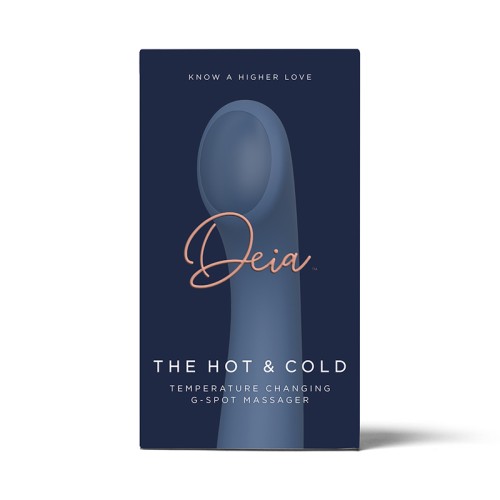 Deia Hot & Cold Temperature-Changing G-Spot Massager Silicone Blue - Ultimate Sensory Experience