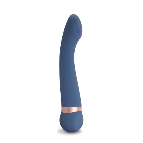 Masajeador G-Spot Deia con Cambio de Temperatura y Vibración Silicona Azul - Experiencia Sensorial Definitiva