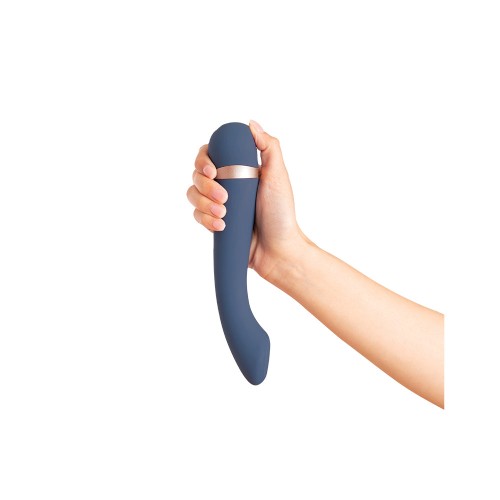 Masajeador G-Spot Deia con Cambio de Temperatura y Vibración Silicona Azul - Experiencia Sensorial Definitiva