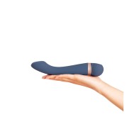 Masajeador G-Spot Deia con Cambio de Temperatura y Vibración Silicona Azul - Experiencia Sensorial Definitiva