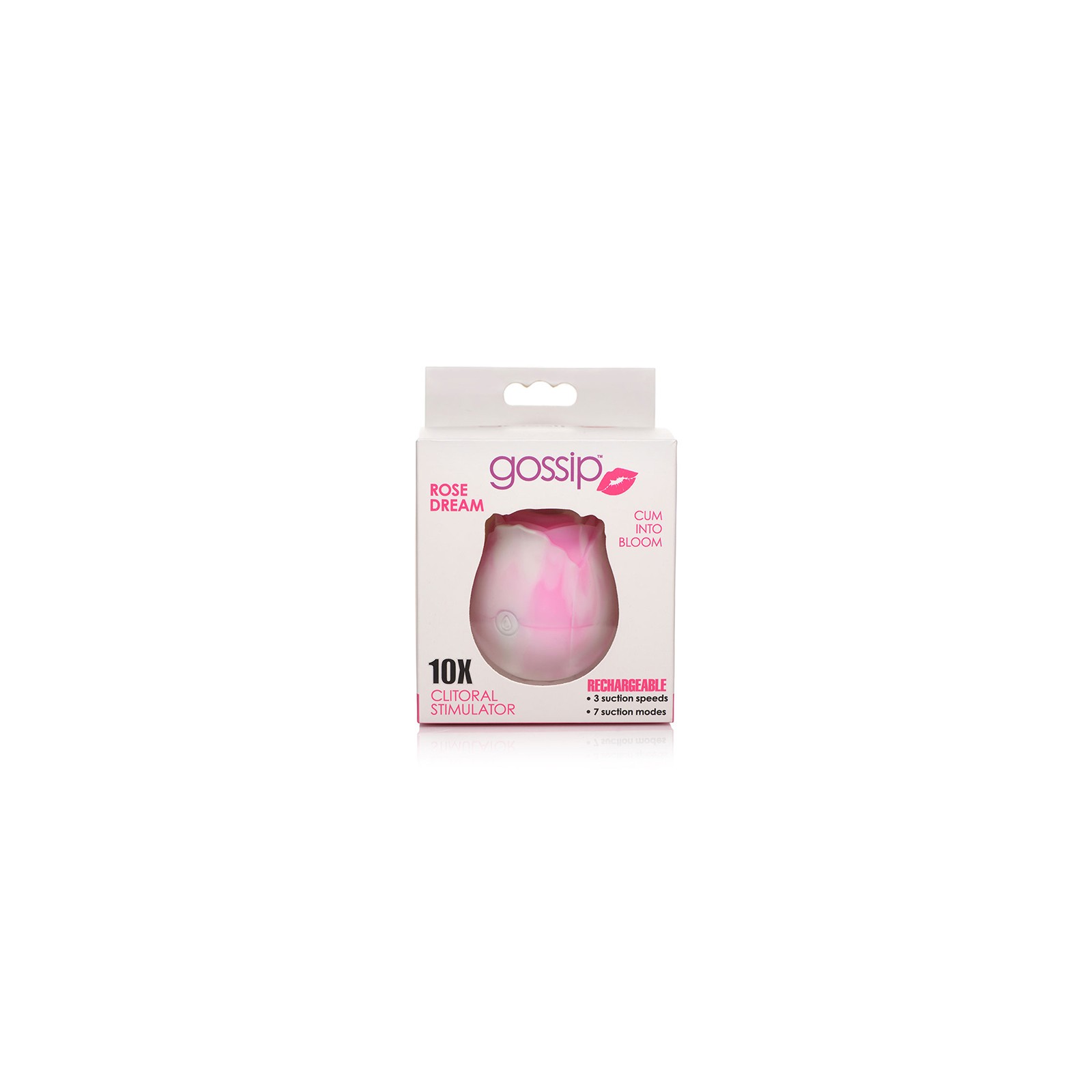 Curve Toys Gossip Rechargeable Clitoral Stimulator Rose