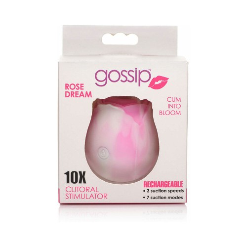 Curve Toys Gossip Rechargeable Clitoral Stimulator Rose