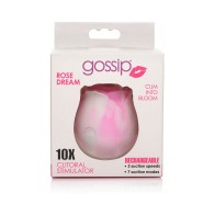 Curve Toys Gossip Rechargeable Clitoral Stimulator Rose