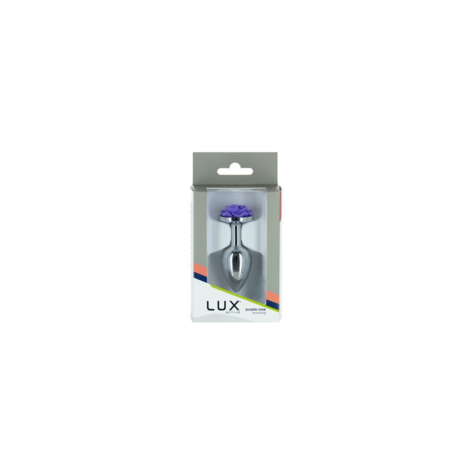 Lux Active Rose Metal Butt Plug 3 in Purple - Maximize Your Pleasure