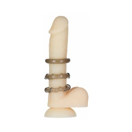 Powerbullet Got Big Dick Pack de 3 Anillos - Estimulación Definitiva