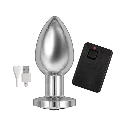 Ass-Sation Remote Vibrating Metal Plug