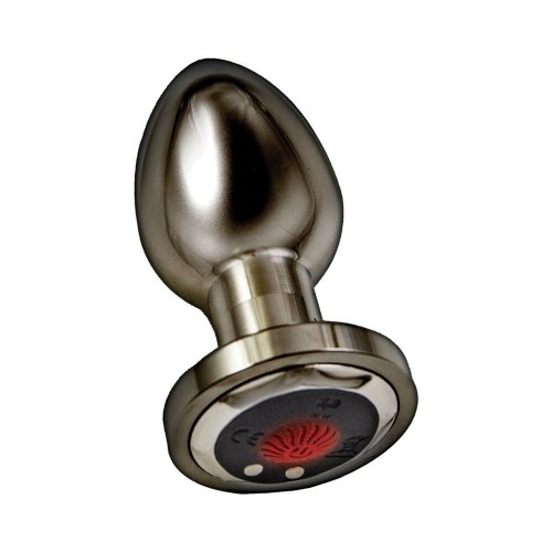 Ass-Sation Remote Vibrating Metal Plug Black