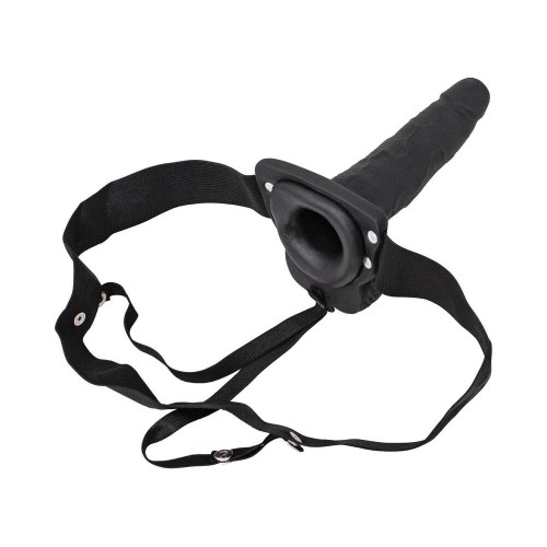 Erection Assistant Hollow Strap-On 6 in Black