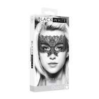 Ouch! Black & White Princess Lace Eye Mask