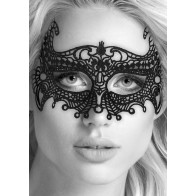 Ouch! Elegant Black & White Lace Eye Mask