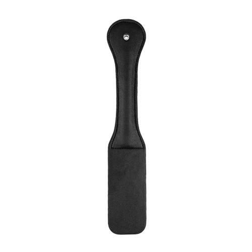 Ouch! Black & White Leather Paddle