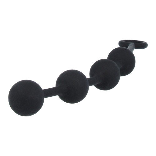 Nexus EXCITE Medium Silicone Anal Beads Black