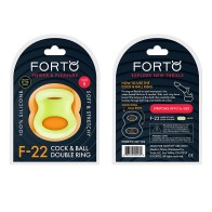 Forto F-22 Liquid Silicone D-Ring Small Glow