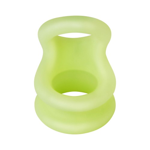 Forto F-20 Glow Cockring and Ball Stretcher Small | 100% Silicone