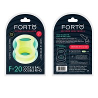 Forto F-20 Glow Cockring and Ball Stretcher