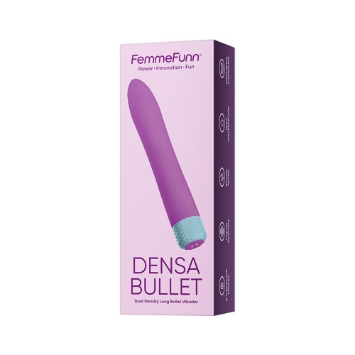 Vibrador Bullet Recargable FemmeFunn Densa Silicona Densidad Doble Púrpura