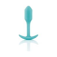 b-Vibe Snug Plug 1 Weighted Silicone Anal Plug Mint