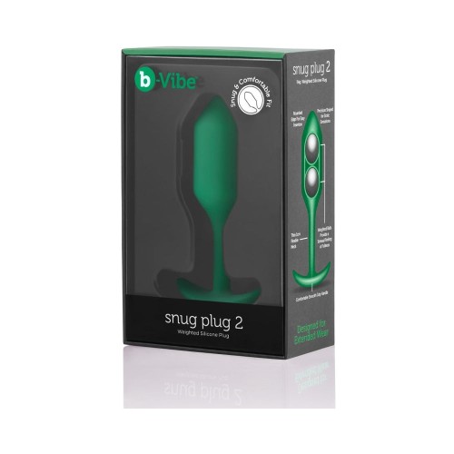 b-Vibe Snug Plug 2 Weighted Silicone Anal Plug