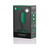 b-Vibe Snug Plug 2 Weighted Silicone Anal Plug