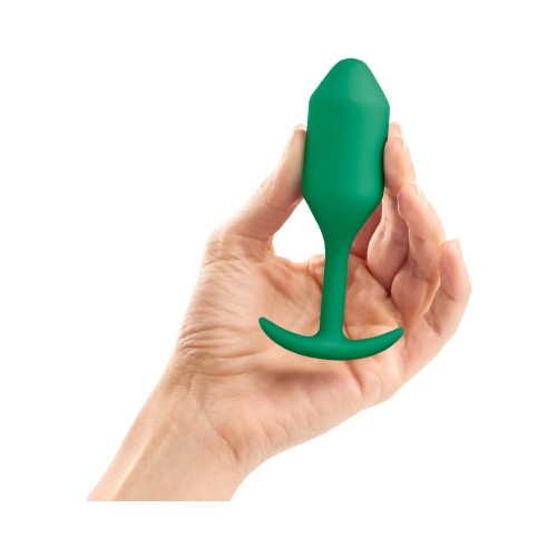 b-Vibe Snug Plug 2 Weighted Silicone Anal Plug