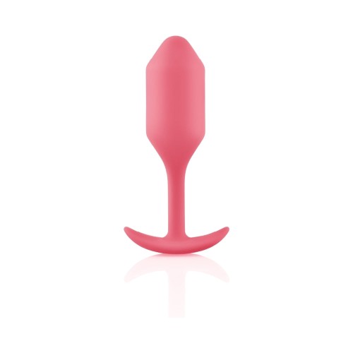 b-Vibe Snug Plug 2 Weighted Silicone Anal Plug