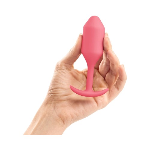 b-Vibe Snug Plug 2 Weighted Silicone Anal Plug