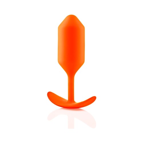 b-Vibe Plug Anal Pesado Snug 3 para el Juego Anal Avanzado