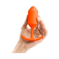 b-Vibe Plug Anal Pesado Snug 3 para el Juego Anal Avanzado