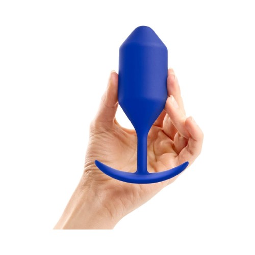 b-Vibe Snug Plug 4 - Weighted Silicone Anal Plug