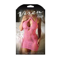 Vestido Multidireccional Vixen Fantasy Lingerie Rosa