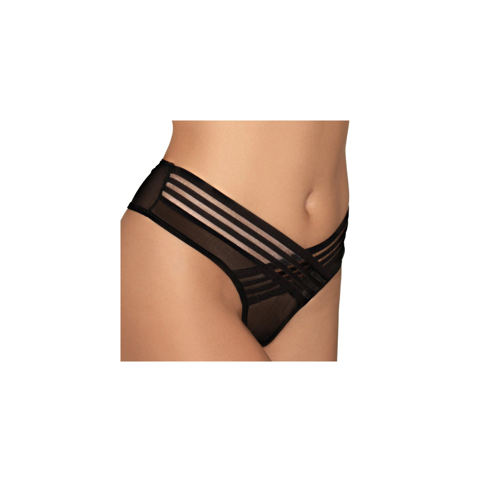 Dreamgirl Mesh Thong with Shadow Stripe