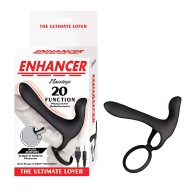 Buy Ultimate Lover Silicone Enhancer Black for Couples Fun