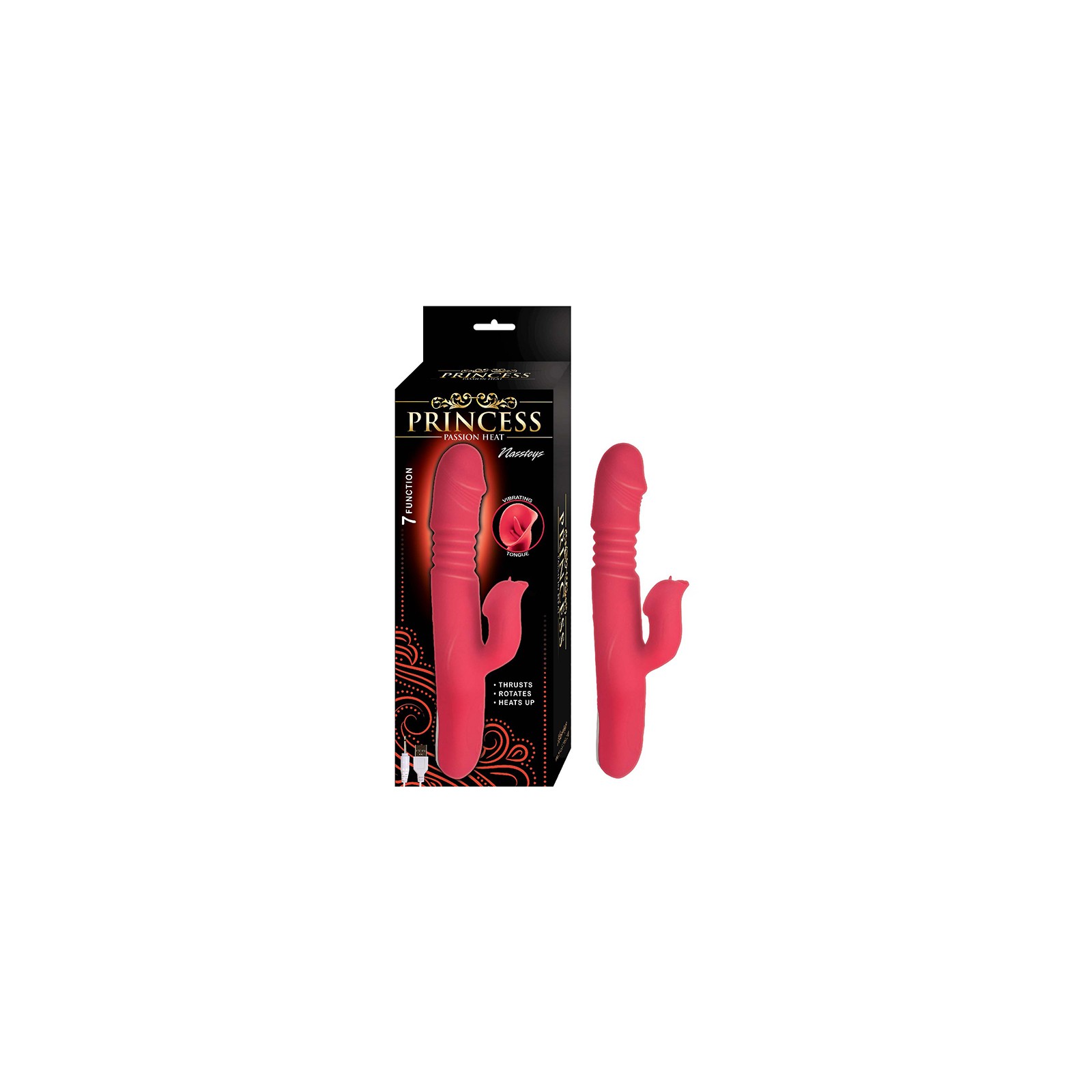 Princess Passion Heat Silicone Toy Coral