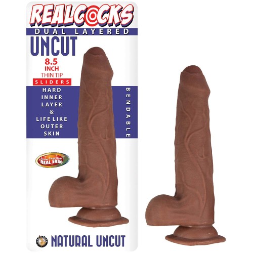 Realcocks Dual Layered Uncut Slider Dildo