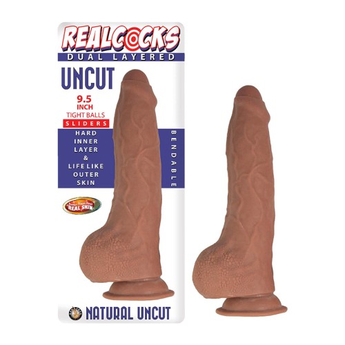 Realcocks Dual-Layered Uncut Penis for Realistic Pleasure